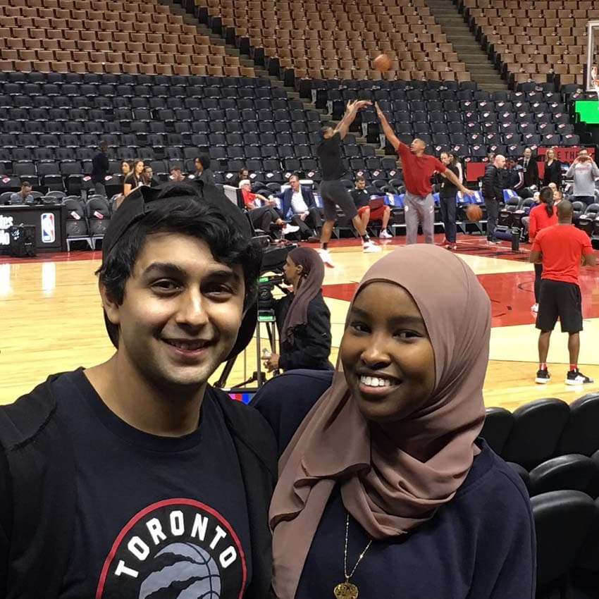 DARE to LOVE players at Scotiabank Arena